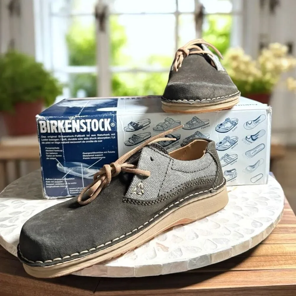 Birkenstock Memphis Lace-Up Leather Suede Oxford Boot EU 36 Regular Fit – New in - Picture 3 of 11